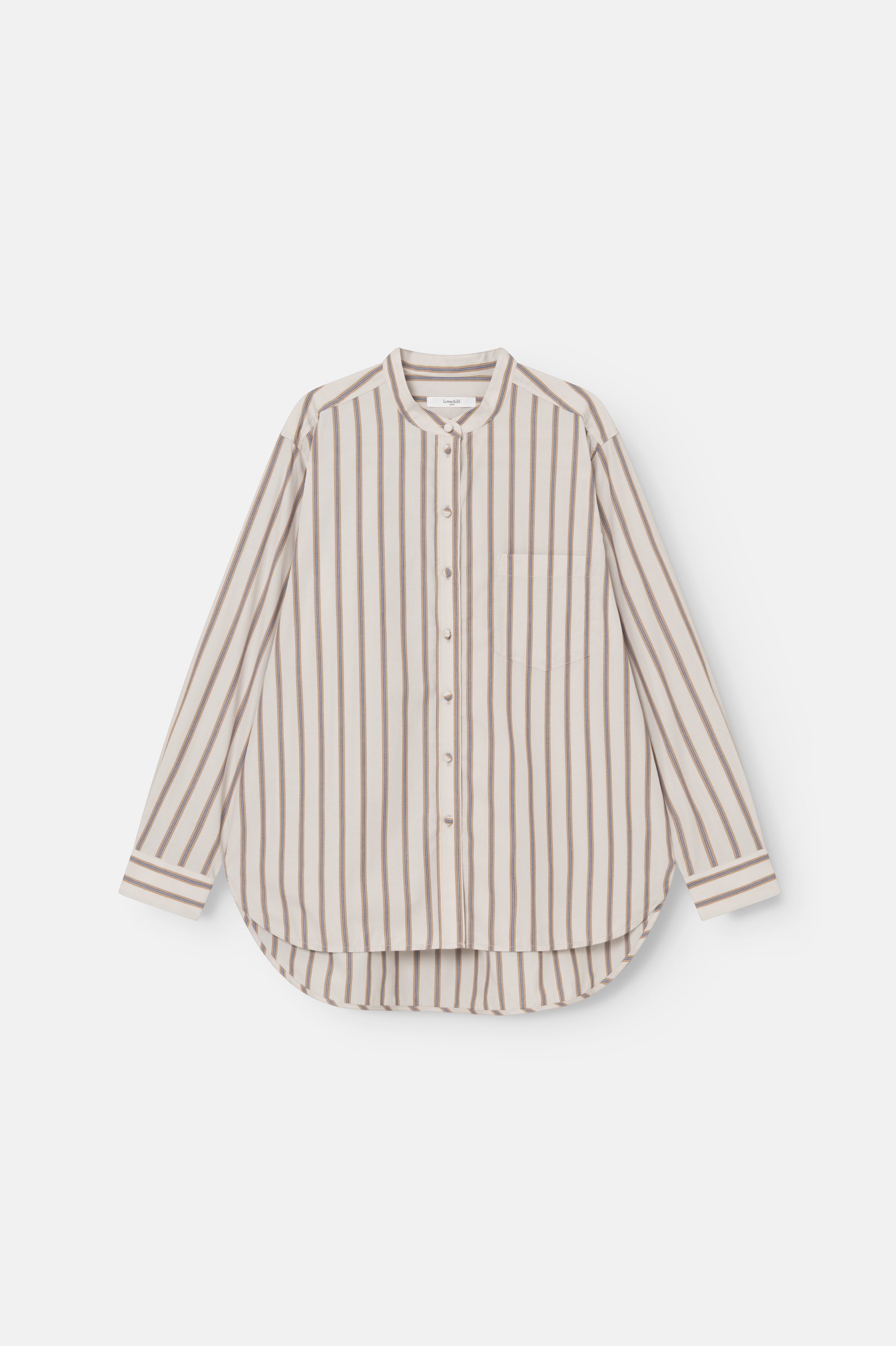 Lovechild 1979 Edgar Shirt Shirt 189 Egret Multi Stripe