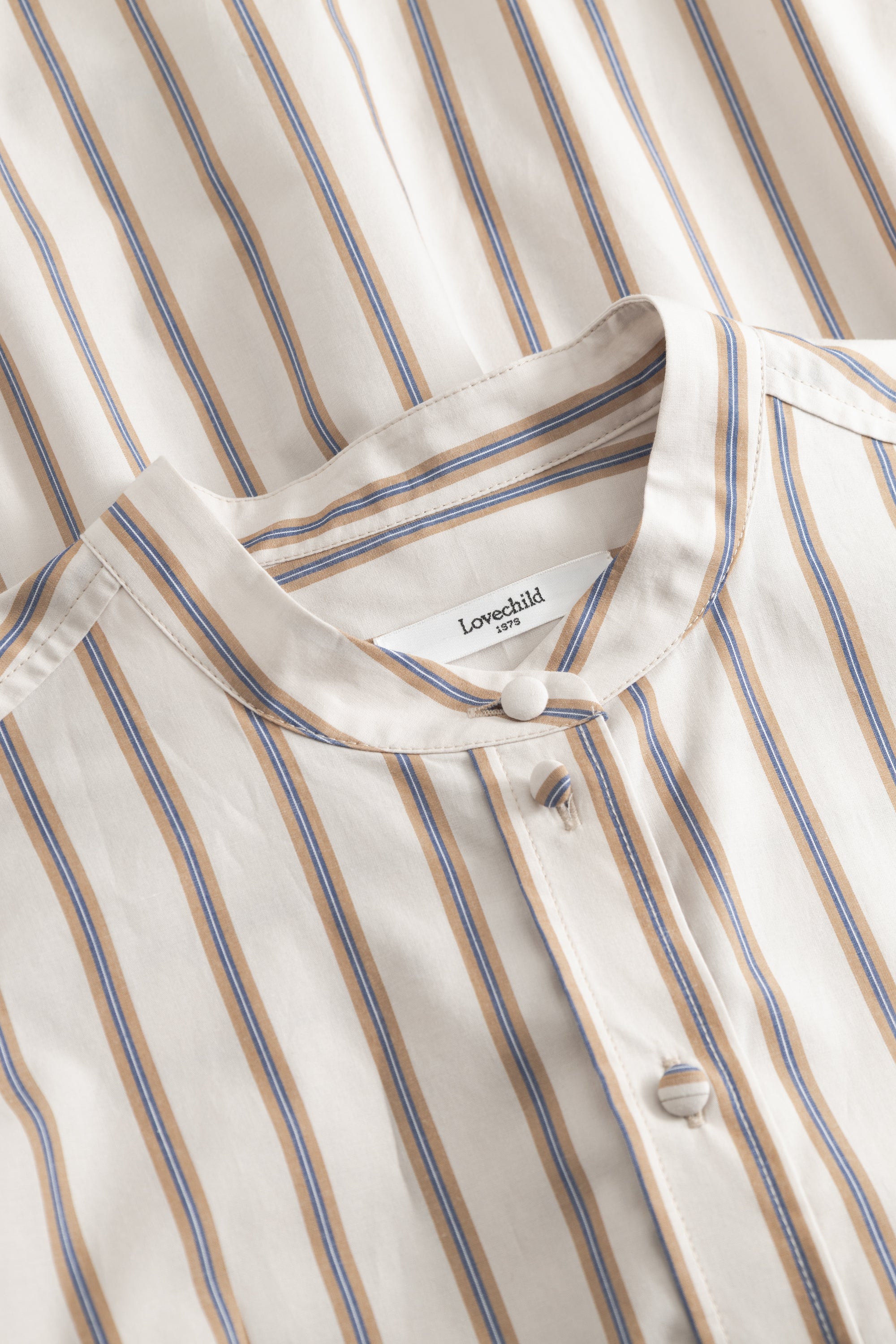 Lovechild 1979 Edgar Shirt Shirt 189 Egret Multi Stripe