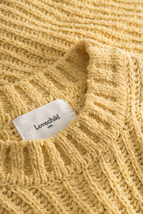 Lovechild 1979 Emmie Crewneck KNITWEAR 090 Soft Yellow