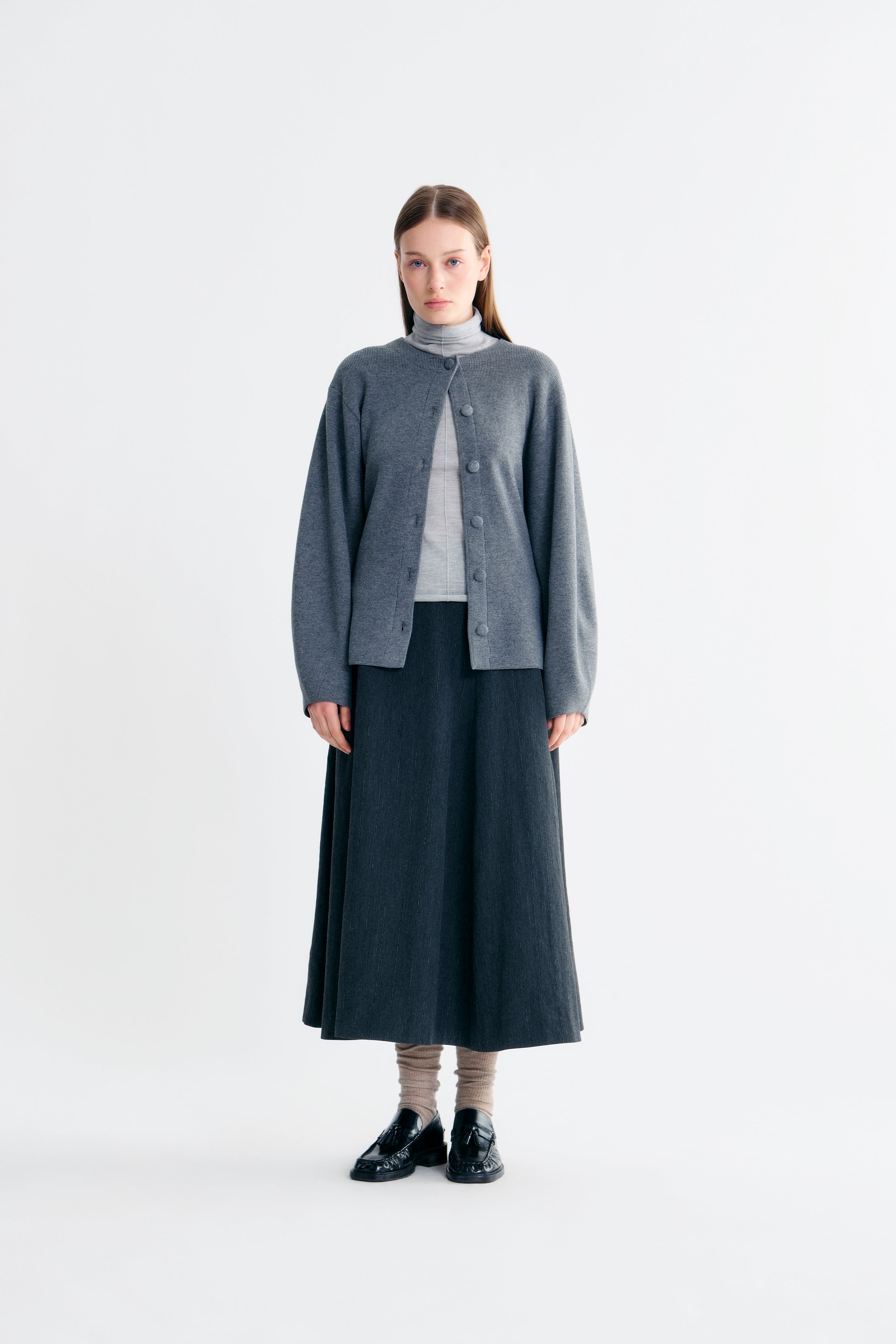 Lovechild 1979 Hallie Skirt Skirt 080 Grey Stripe