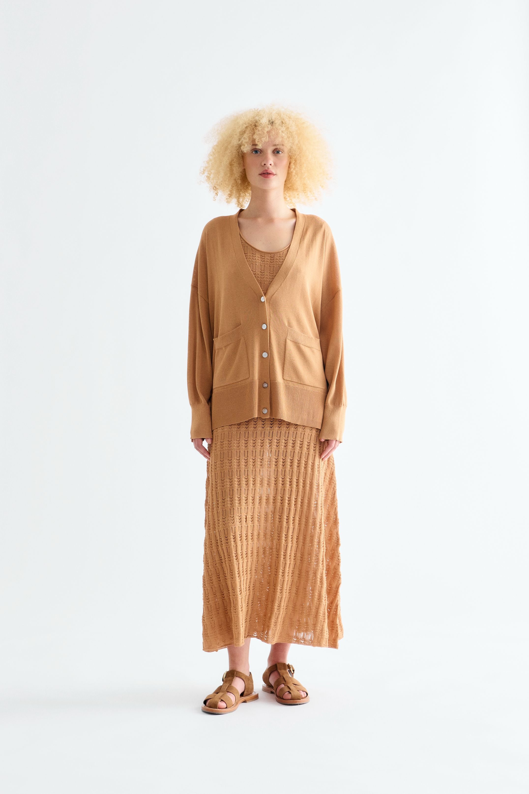 Lovechild 1979 Iris Cardigan Top 182 Biscuit