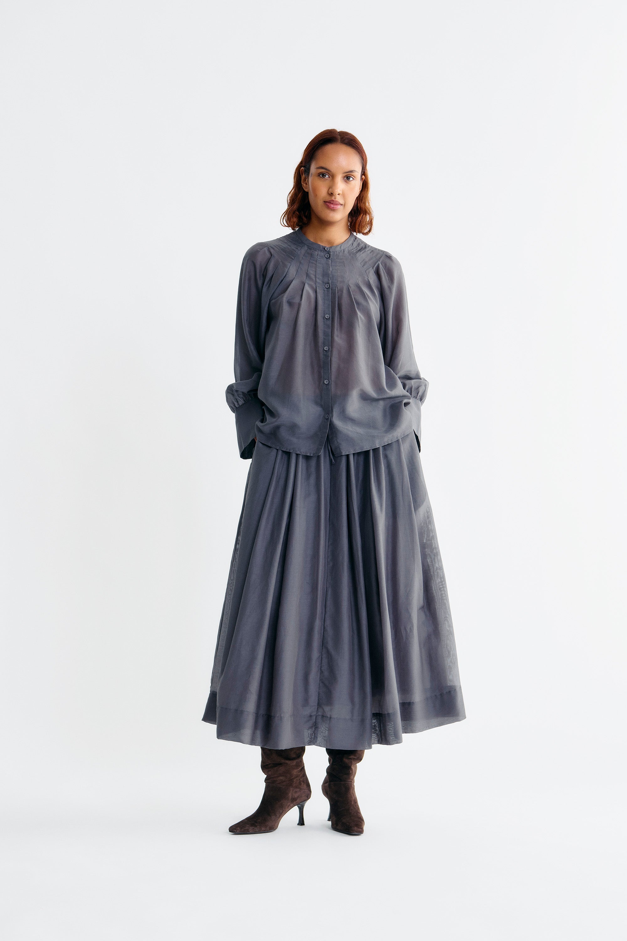 Lovechild 1979 Malka Shirt Shirt 046 Charcoal Grey