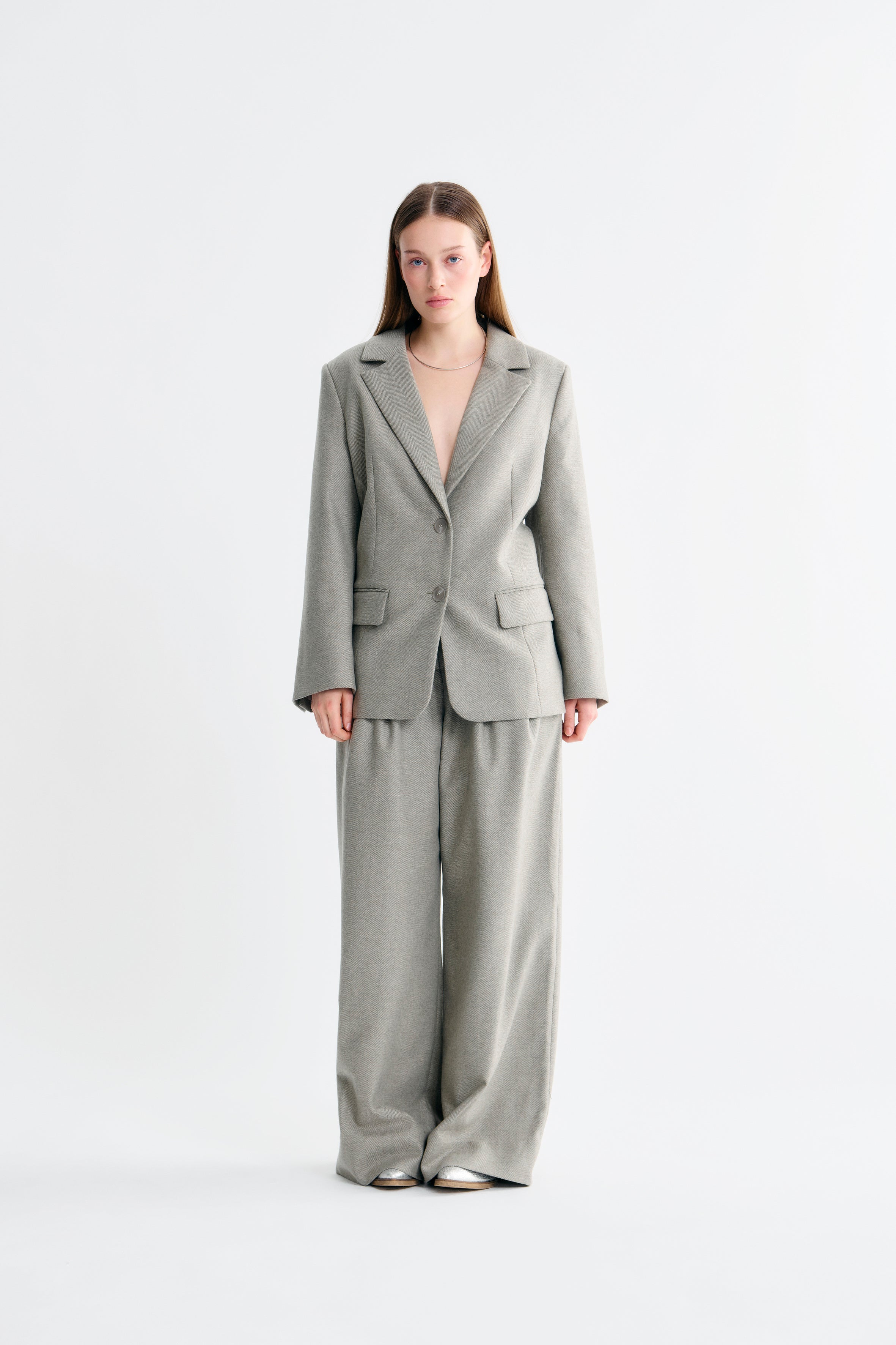 Lovechild 1979 Stella Pants Pants 700 Egret Herringbone