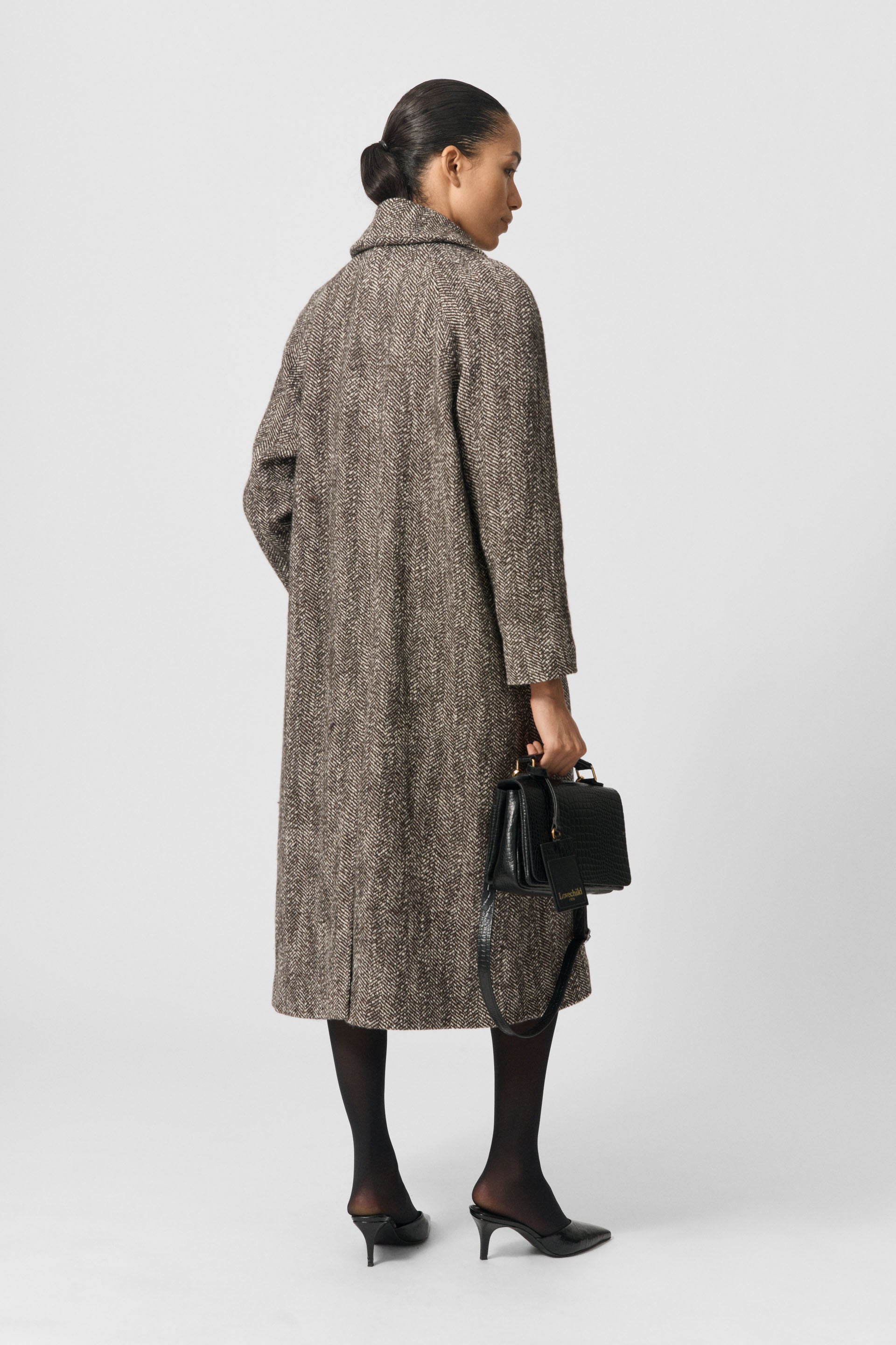 Lovechild 1979 Taylor Coat Coats 747 Brown Herringbone
