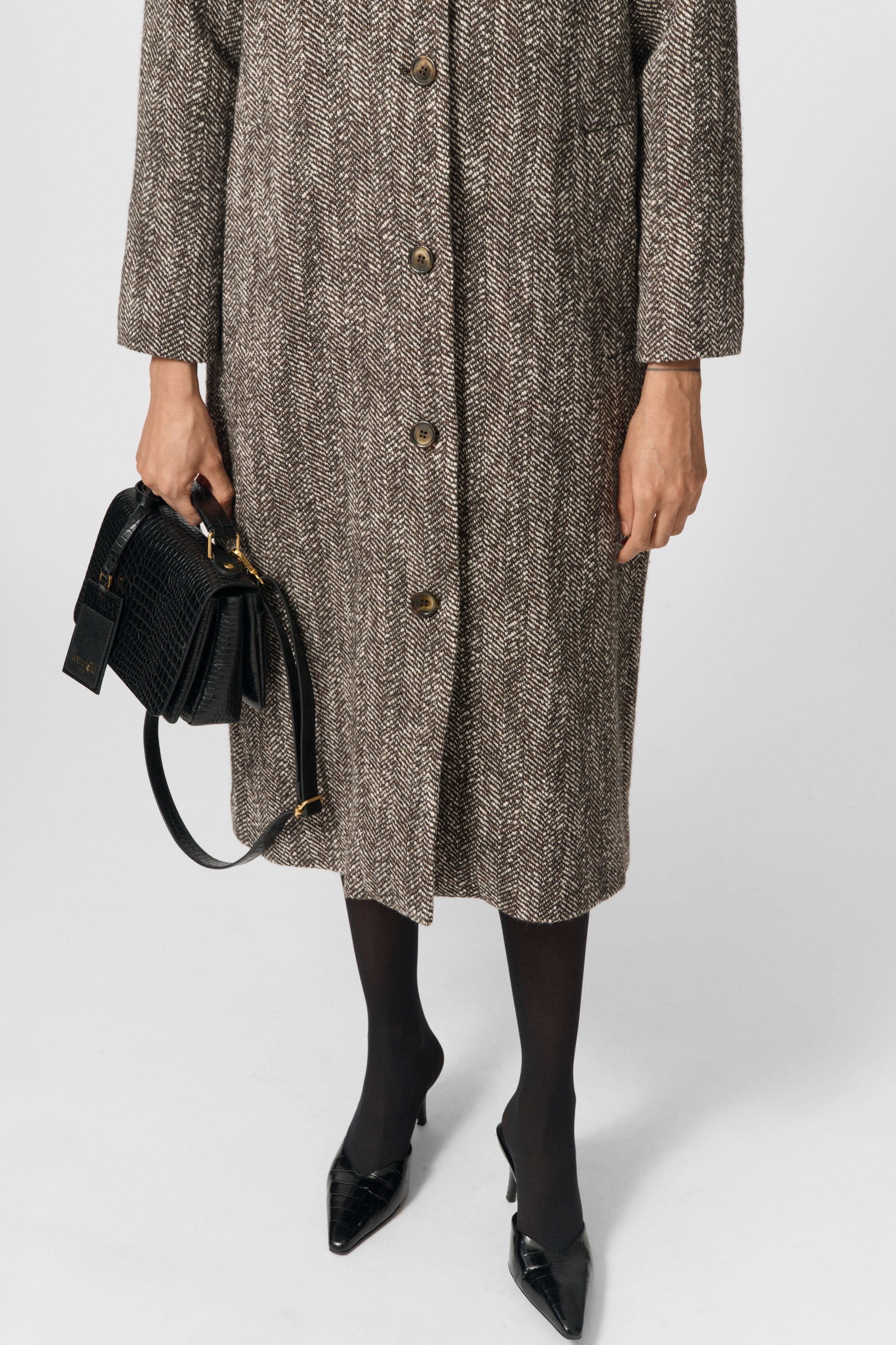 Lovechild 1979 Taylor Coat Coats 747 Brown Herringbone