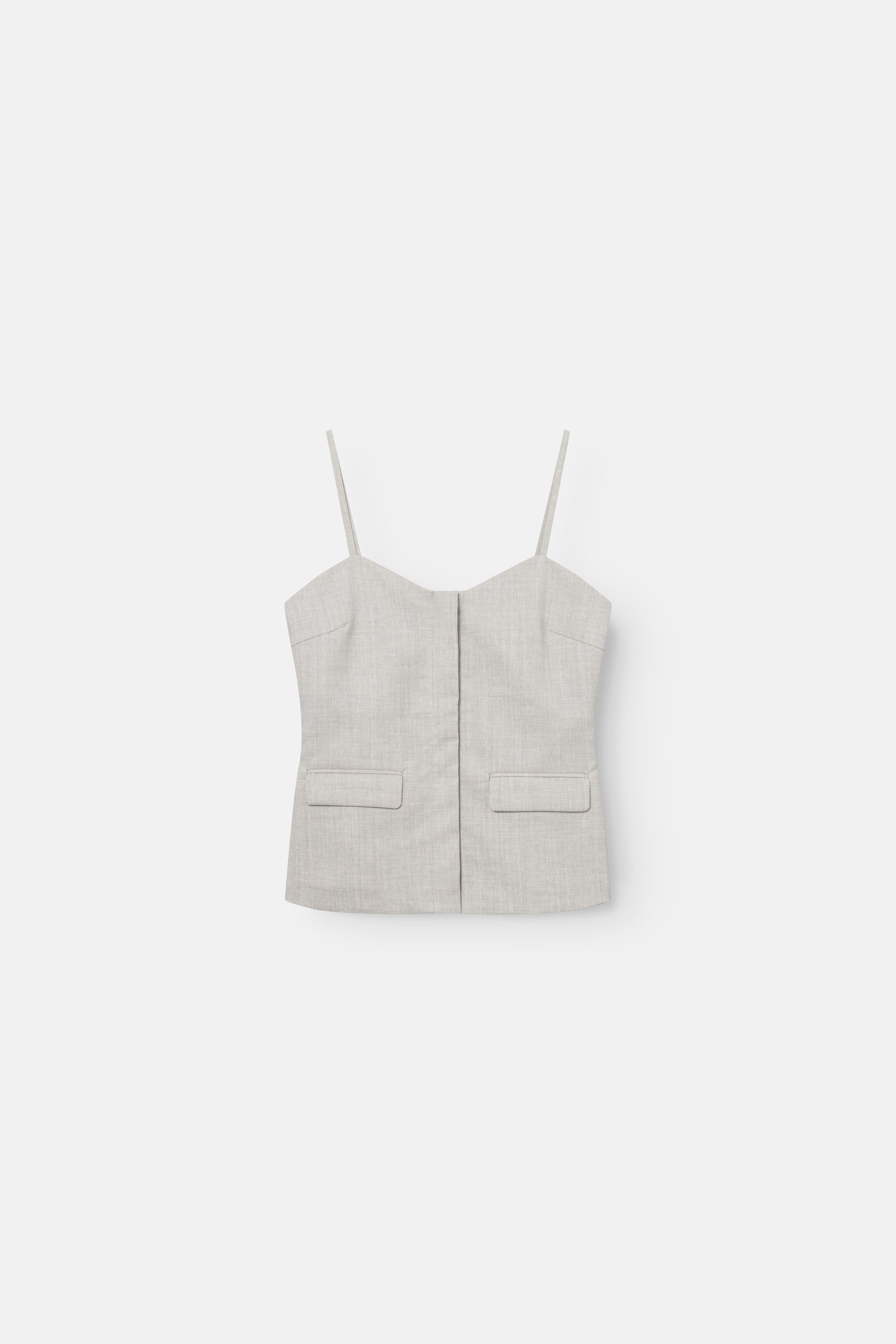 Lovechild 1979 Thalia Top Top 056 Light Grey Melange