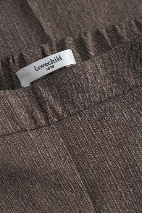 Lovechild 1979 Christine Pants Pants 747 Brown Herringbone