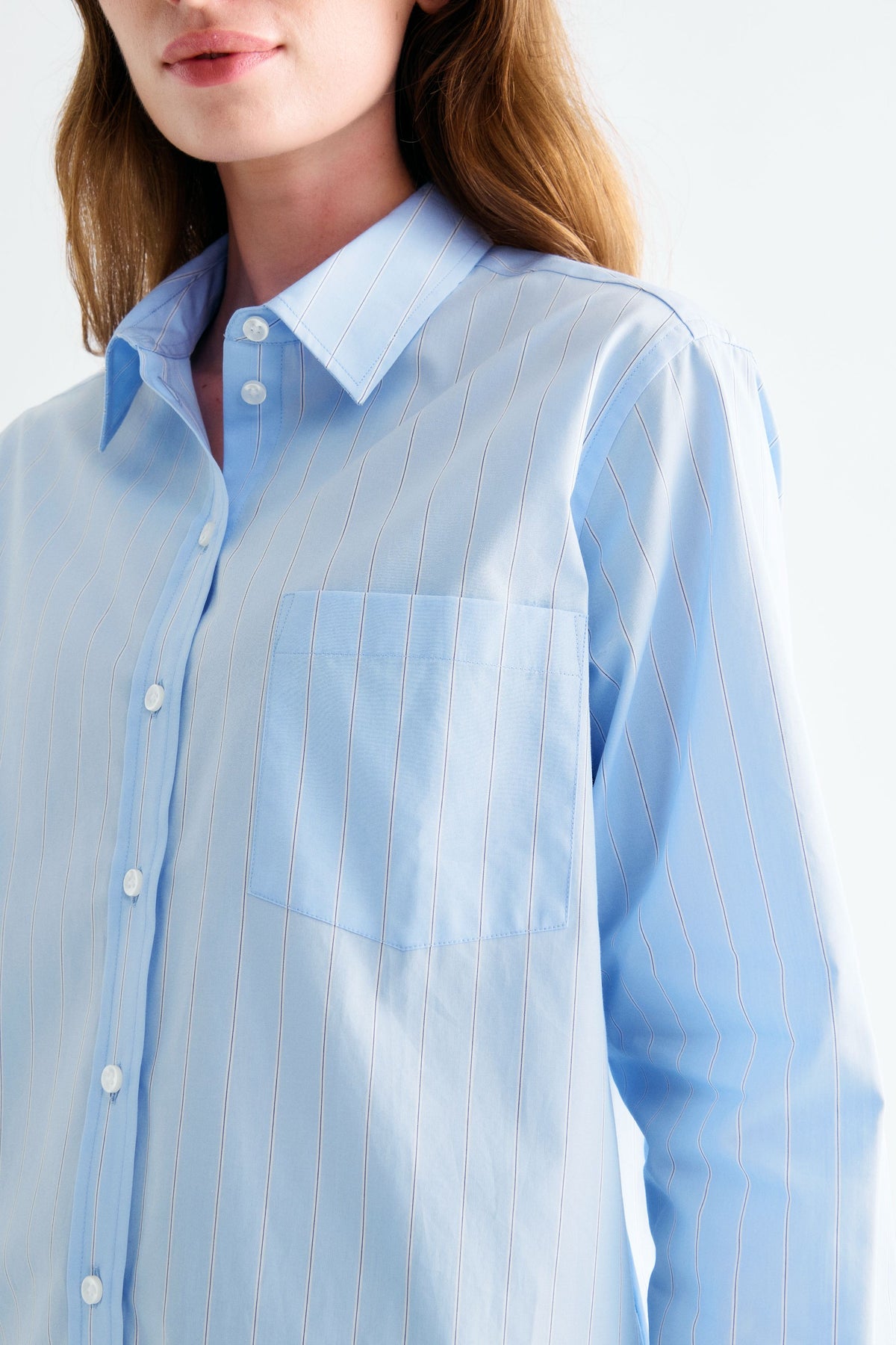 Lovechild 1979 Elotta Shirt Shirt 568 Blue Pinstripe