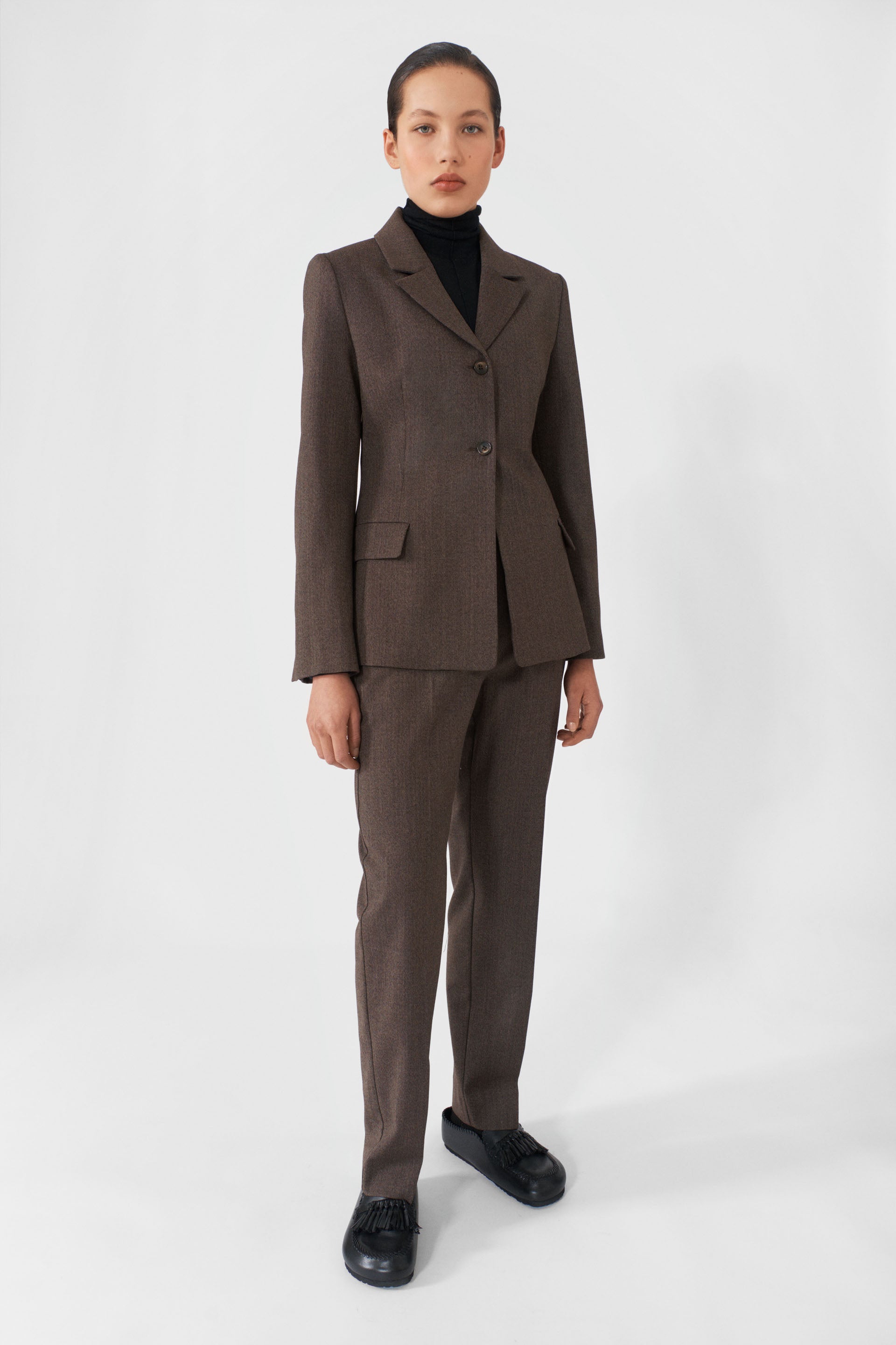 Lovechild 1979 Viviana Blazer Blazer 747 Brown Herringbone